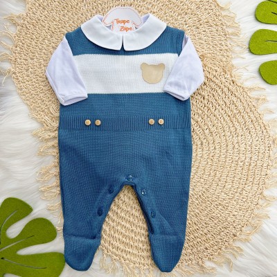 Macacão de Linha Guilherme - Azul Jeans